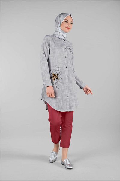 TRENDTESETTÜR Women's Claret Red (A.BORDO) Waist Lace-up Carrot Trousers 2503
