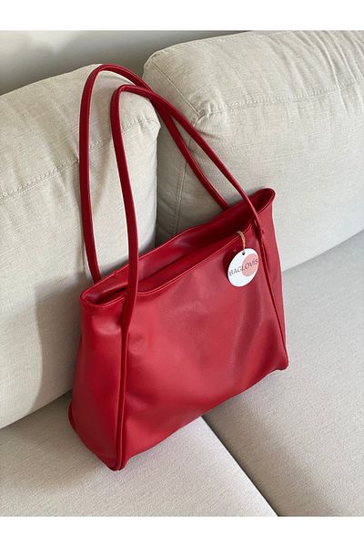 BAGLOVİS LARGE SIZE SOFT LEATHER WOMEN'S BAG