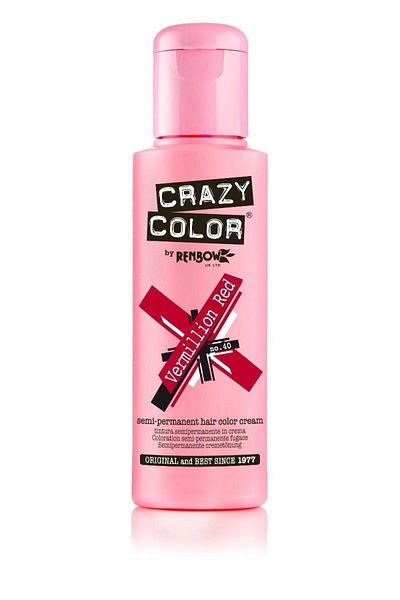 Indola Crazy Color Cream Vermillion Red #40 | 100 Ml
