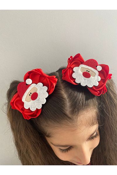 Stil Tasarım Toka Christmas New Year's Red 2-Piece Buckle