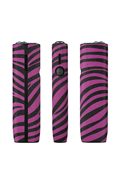 CeymSTecH Yeni Ilüma One Kapak Koruma Kılıfı Mor Zebra Deseni