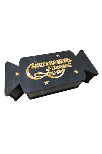 şamaksesuar Candy for the Eid, Chocolate Happy Holidays Decoration Candy Box with Turkish Text