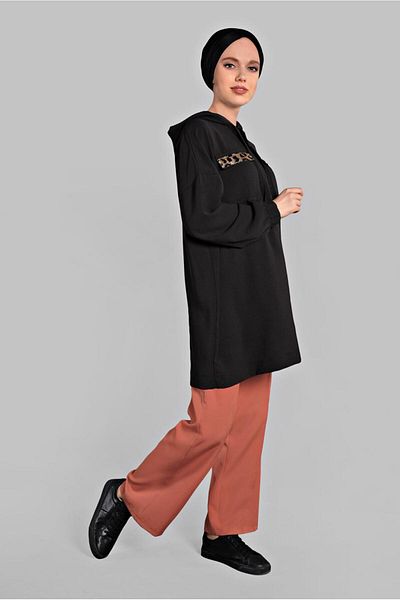 TRENDTESETTÜR Orange Clearance (A.Brick) - Women's Loose Trousers with Waist Laces 1002