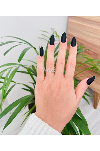 RM Bijuteri الزركون حجر العلامة التجارية نموذج تصميم حرف C حلقة الصلب قابل لل...