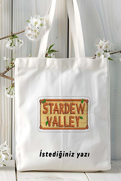ART HEDİYE stardew valley Game Printed υφασμάτινη τσάντα τσάντα ώμου μοντέλο 2