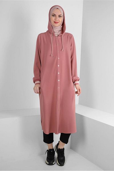 Alvina TUNIC WITH HOODED CUFFS WITH RUBBER 43833