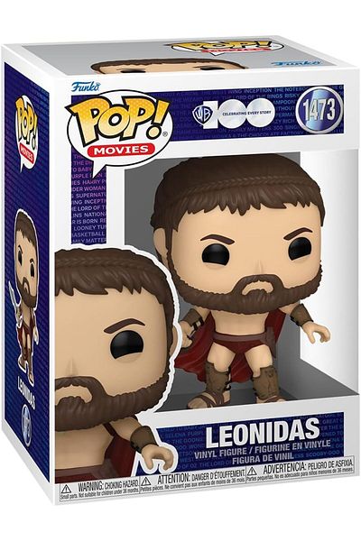 Funko 300 - King Leonidas Rare Chase Variantease Pop! أفلام - 1/6 اقتباس - 300 فيلم - V