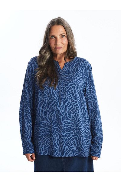 LC Waikiki Lcw Grace Printed Leak Neckline Patterned Women's Blouse