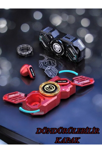 UCUZTEKNO Dönebilir Stres Çarklı ve Uzun Pil Ömürlü F6 Marvel Bluetooth Kulaklık