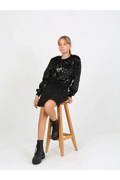 Marions Girl's Plush Sparkle Sweater
