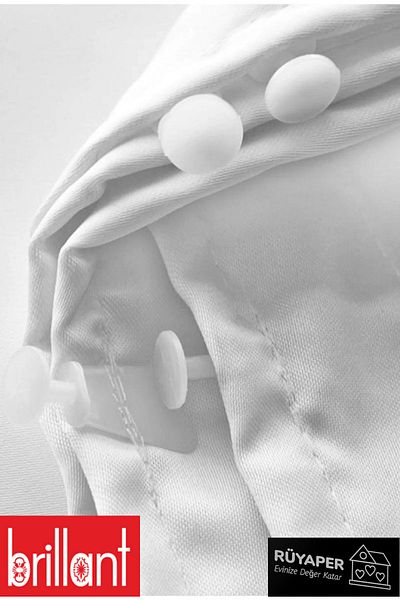 Brillant Rüyaper White Satin Sunshade