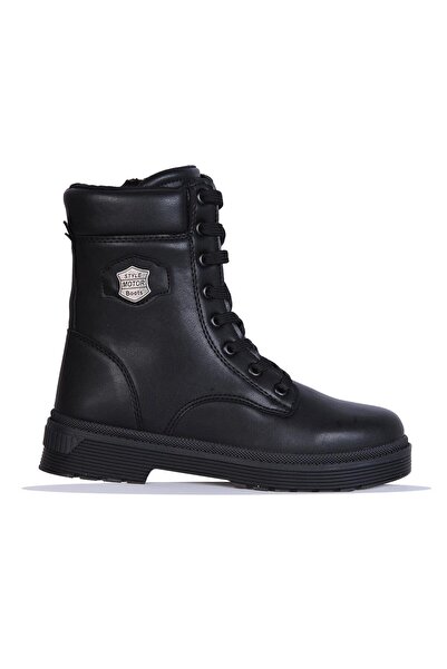 Skuaıter 24070 Plct Black Nova Γυναικείες Flat Μπότες