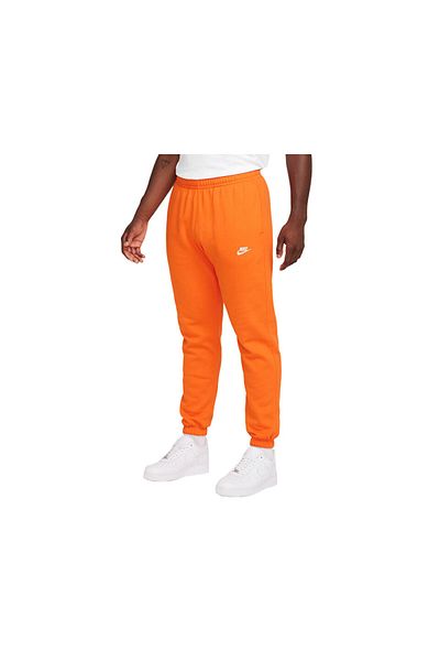 Nike Ανδρικό αθλητικό παντελόνι Club Fleece - Casual Orange BV2737-819