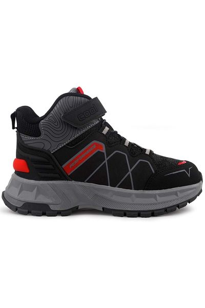 Kids Club Shoes Детски унисекс ботуши Leroy - ортопедична неплъзгаща се подметка, ЧЕРНИ