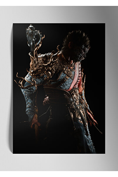 DekorHane Black Myth: Wukong - Pictură poster metalică