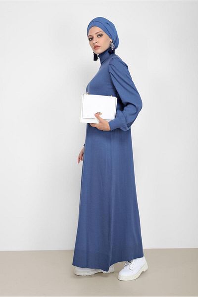 Alvina Πλεκτό Φόρεμα Basic Model 42061