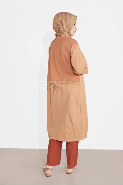 TRENDTESETTÜR Women's Brown (TILE) Elastic Waist Trousers 2775