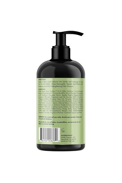 MIELLE Rosemary and Mint Strengthening Shampoo Rosemary Mint Strengthening Shampoo 2024 355 ml
