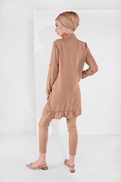 TRENDTESETTÜR Γυναικείο μπεζ (K.BEIGE) Τσέπη με κουμπιά 9005