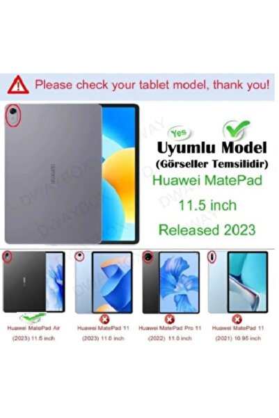 CoverCenter Huawei Matepad 11.5/Air 11.5 Inch - 360 Rotating Pu Leather Case + Nano Protector + Tablet Pen