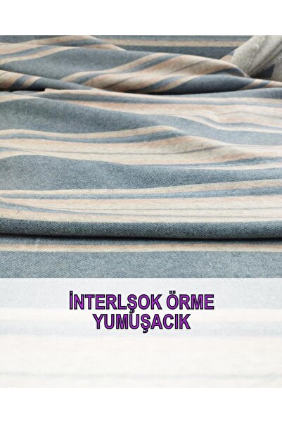 Kumaş Parça انترلوك محبوك بألوان الباستيل العرض: 150 سم