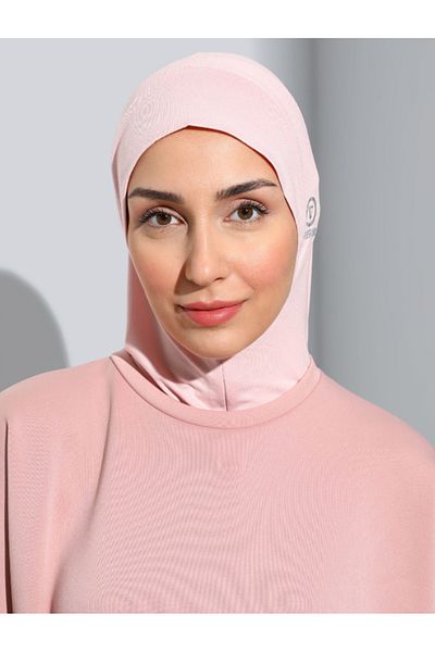 Differenza Καπό Hijab με φερμουάρ - Πούδρα