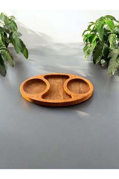 YAT Design Crafts Natural Wood Presentation Tray - Tray for Presentation, Tea & Coffee, Breakfast, Snack, Seasoning