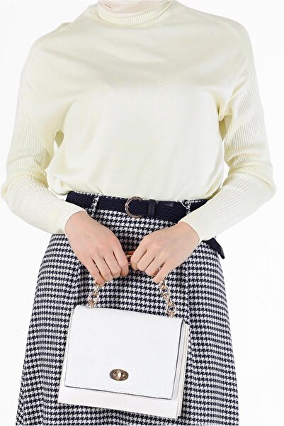 Alvina 42073 Model Turtleneck Basic Knitwear Sweater