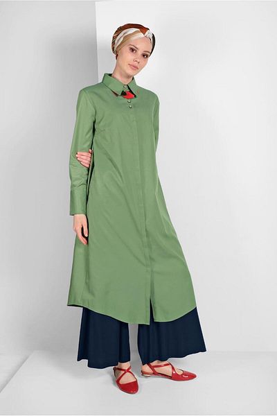 TRENDTESETTÜR Γυναικείο παντελόνι με φαρδύ πόδι Navy Blue 7735
