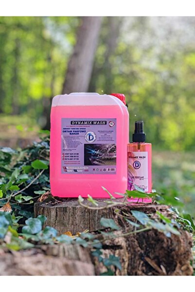 dynamix wash Bahar/amor Parfüm 2'li Set Oto ve Ortam Parfümü 5 Lt - 250 ml