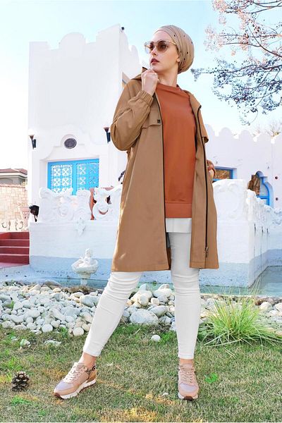 TRENDTESETTÜR 69515 Model Track Detailed Tracksuit Tunic