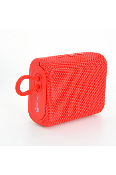 NETAVANTAJ Factor M Bts01 Taşınabilir Bluetooth Hoparlör Ses Bombası Kırmızı