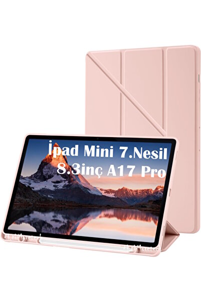 m.tk moveteck İpad Mini 7 Uyumlu Kılıf Kalem Bölmeli Şarj Yuvalı Katlanabilir...