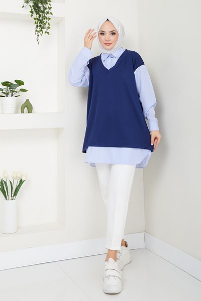 Pamuk Butik Women's Shirt Detailed Tunic