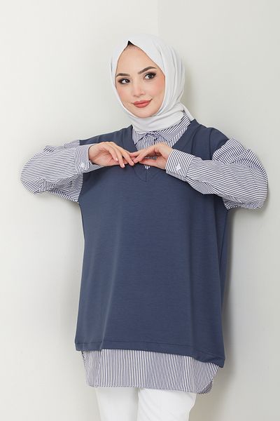 Pamuk Butik Cămașă de damă tunică detaliată