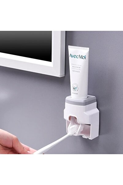 GELDİMİCOM Yapışkanlı Delme Gerektirmeyen Kaliteli Diş Fırçalık Ve Yarı Otoma...