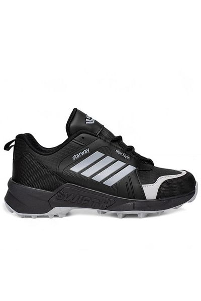 Aleza Shoes Men's Skin Black Ice Sneaker Casual Shoes