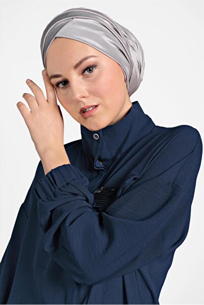 TRENDTESETTÜR Жіноча темно-синя туніка з кишенями 4053