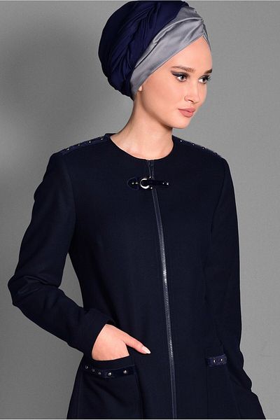 TRENDTESETTÜR Καμπαρντίνα με λεπτομέρεια συρραπτικών τσέπες 1151