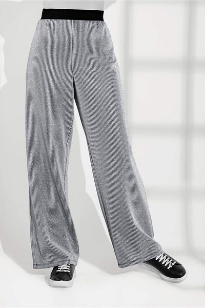 TRENDTESETTÜR Pantaloni argintii argintii de damă 7550