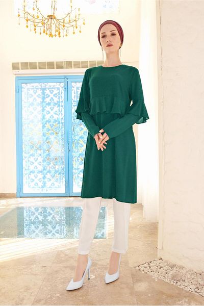 TRENDTESETTÜR Γυναικείο Κρεμ Παντελόνι Loose Cut 7569