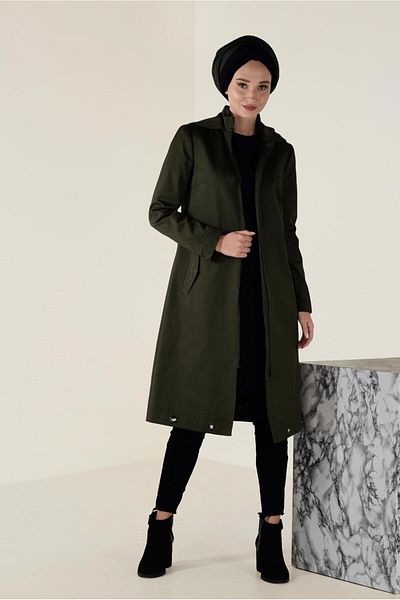 TRENDTESETTÜR Καμπαρντίνα με φερμουάρ με κουκούλα 1310