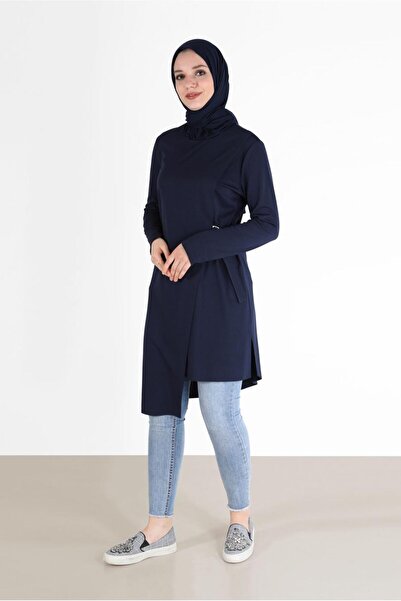 Alvina YANDAN BAĞLAMALI ASİMETRİK KESİM TUNİK 42421