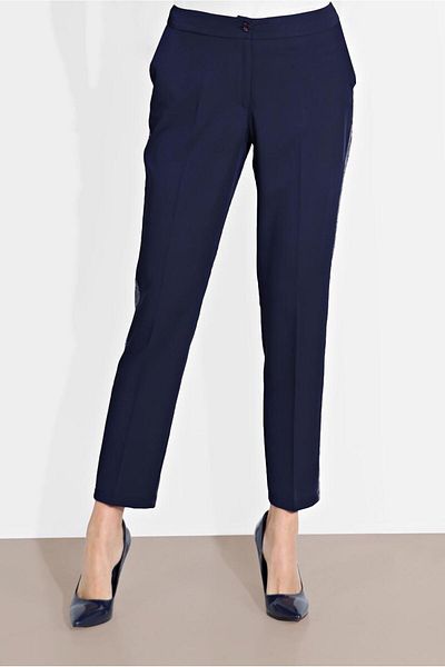 TRENDTESETTÜR Sequin Stripe Detailed Trousers 7565