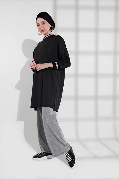 TRENDTESETTÜR Pantaloni argintii argintii de damă 7550