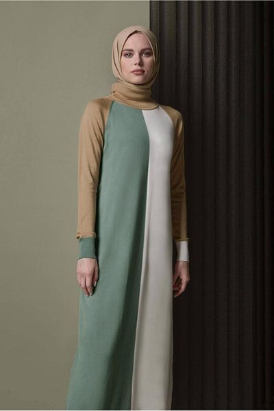 Alvina TRICOLOR TRICOT DRESS 42084