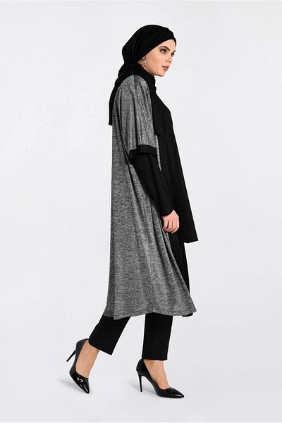 TRENDTESETTÜR Women's Gray Gray 2-Piece Tunic 2851-2