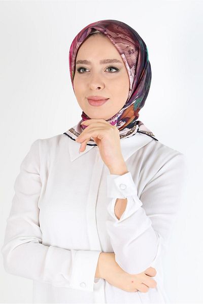 Alvina Φουλάρι ALVİNA DIGITAL TWILL 8097