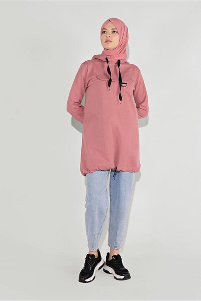 TRENDTESETTÜR Powder Hooded Women's Tunic 3001