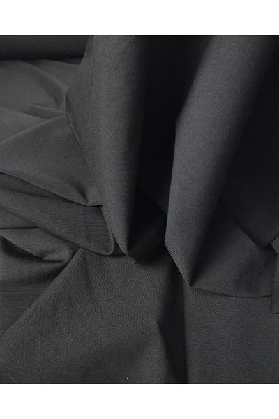 Kumaş Parça Μαύρο Χρώμα Τζέρσεϊ - 140 cm x 200 cm Πλάτος